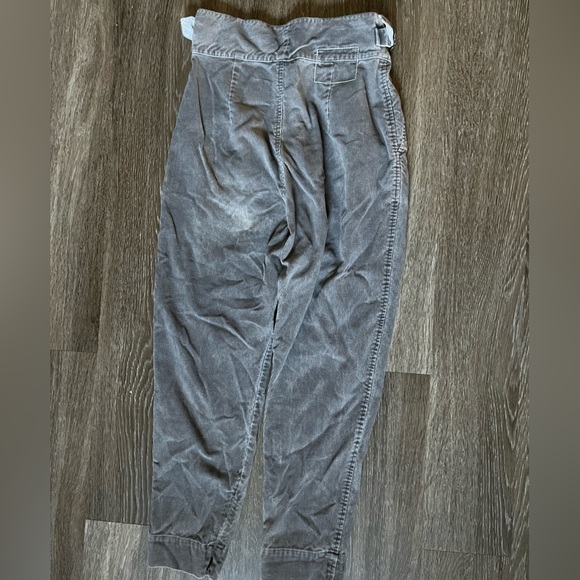 Bassike gray corduroy pants size 0 - Picture 3 of 7
